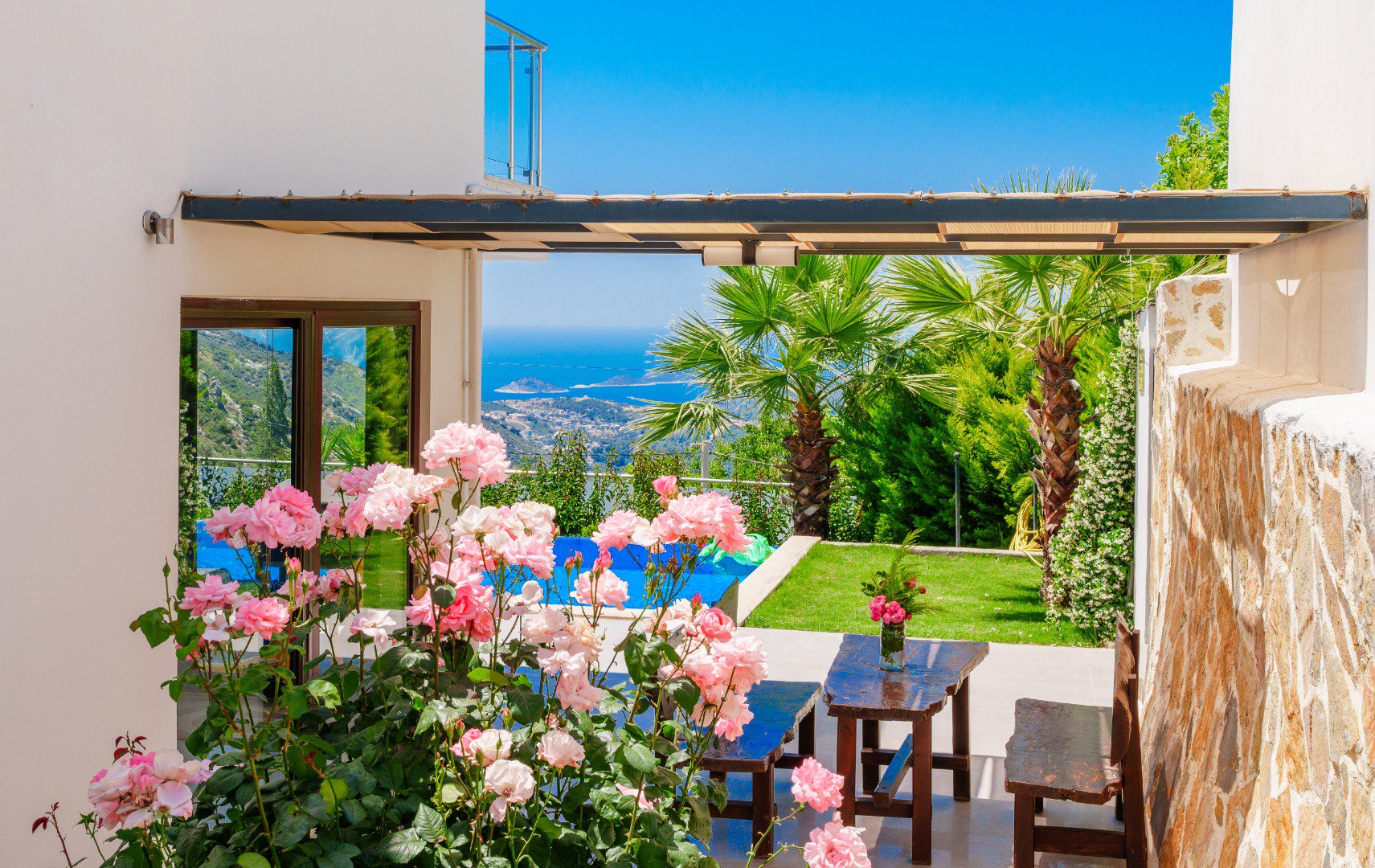 Villa Elegance Deluxe Deniz Manzaralı Jakuzili Aktiviteli Kiralık Balayı Villası