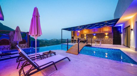 Villa Dimare 2 Isıtmalı Havuzlu, Hamamlı, Jakuzili, Aktiviteli Kiralık Balayı Villası