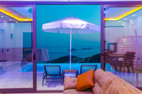 Villa Manzara Deniz Manzaralı Jakuzili Kiralık Balayı Villası