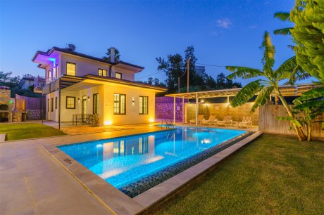 Villa Sazak Uno Patara Jakuzili Doğa İçerisinde Kiralık Villa